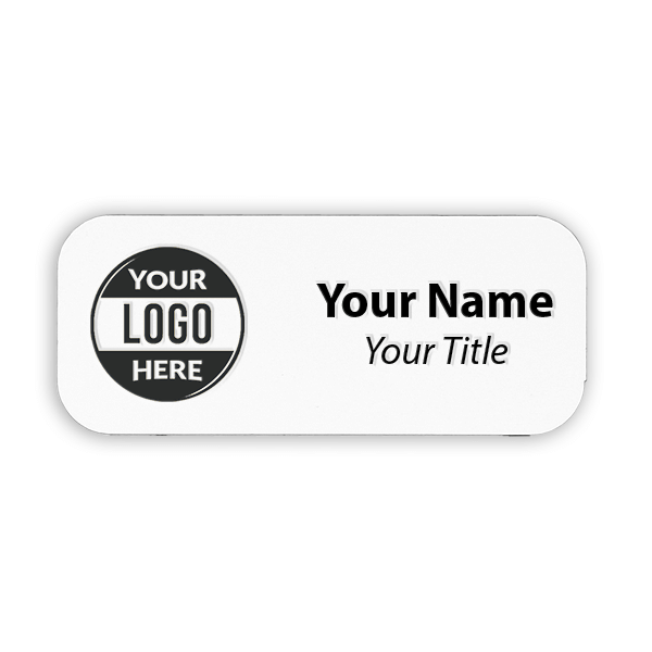 1.25" x 3" Custom Engraved Name Tag