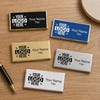 Custom Engraved Metal Framed Name Badge, 1.5" x 3"