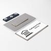 Courthouse Law Office Premier Name Tag with magnetic backing