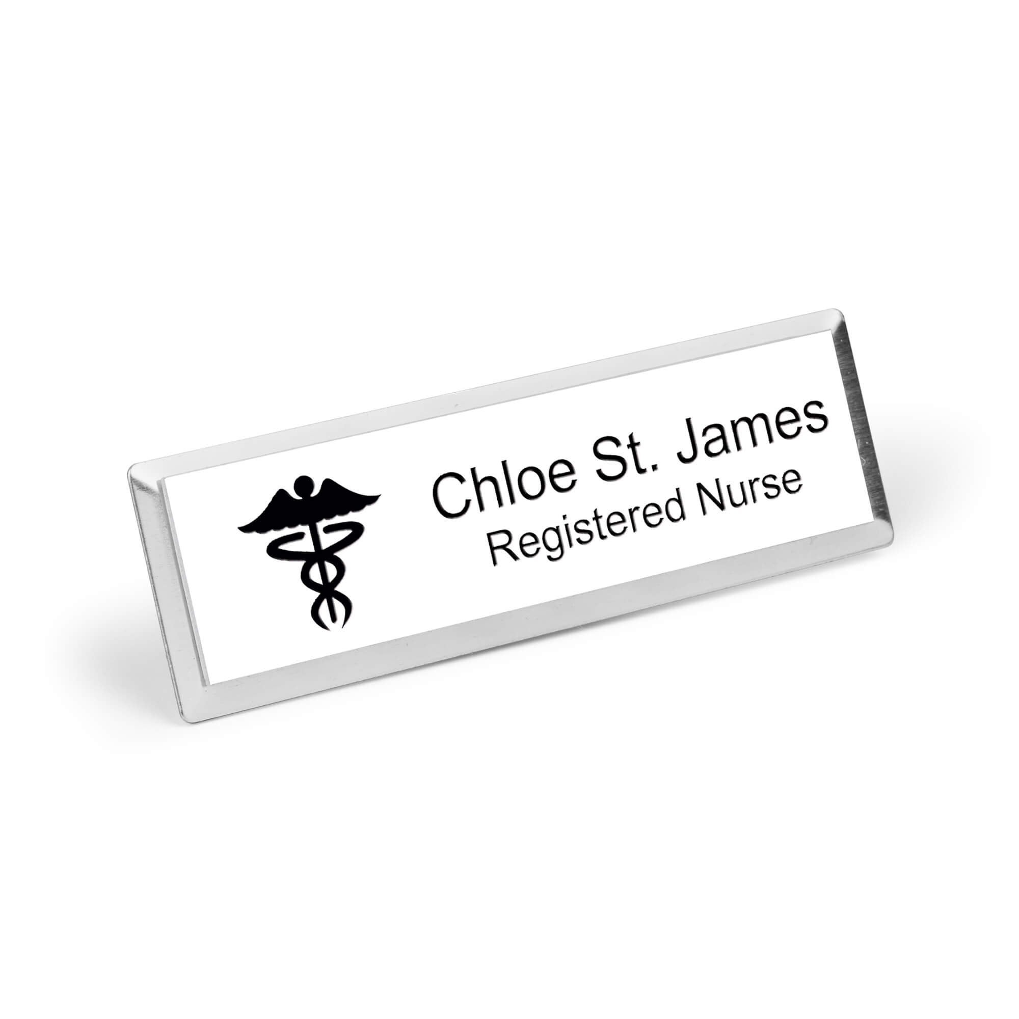 Custom Medical Doctor Name Tag - 1" x 3"