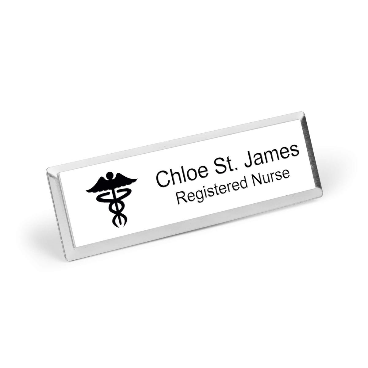 Custom Medical Doctor Name Tag - 1" x 3"