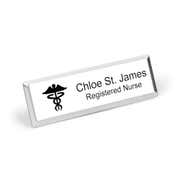 Custom Medical Doctor Name Tag - 1" x 3"