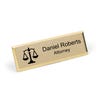 Law Office Small 3" x 1" Executive Holder Name Tag 
