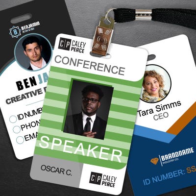 Design Your Own Plastic ID Card - alternate view