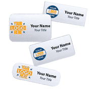Standard Custom Silver Name Tags