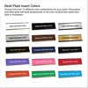 Choose Your Desk Plate Inset Color Infographic