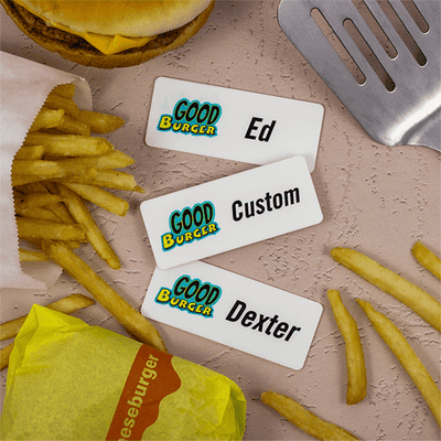 Good Burger Saucy Custom Costume Name Tag - alternate view