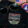 Maverick Elite Fighter Pilot with Wings and Arm Pins