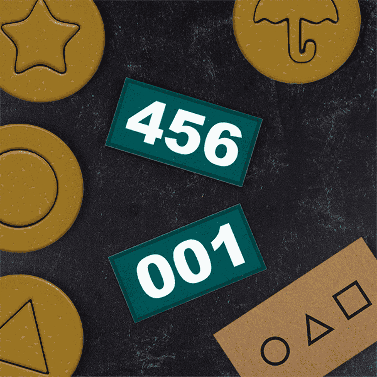 Survival Game Player 456 Name Tag