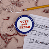 Vote For Pedro Class President Name Tag