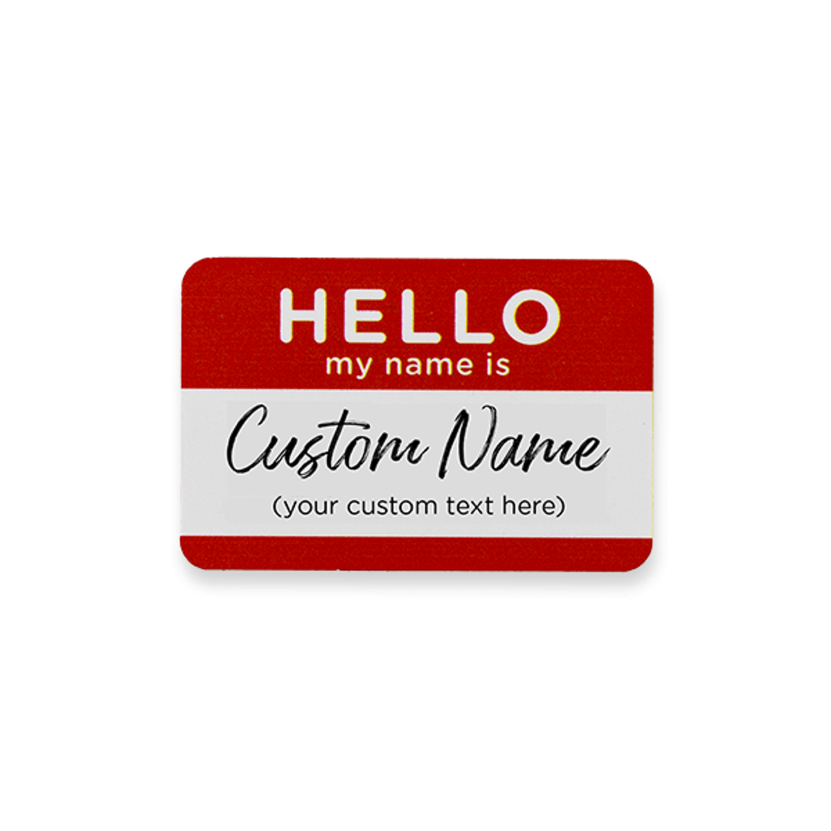 Hello My Name Is Custom Costume Name Tag