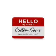 Hello My Name Is Custom Costume Name Tag