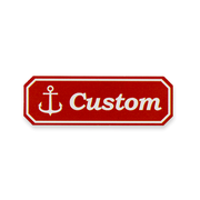 Scoops Parlor Custom Costume Name Tag