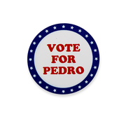 Vote For Pedro Costume Name Tag