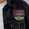 Maverick Elite Fighter Pilot Name tag pinned