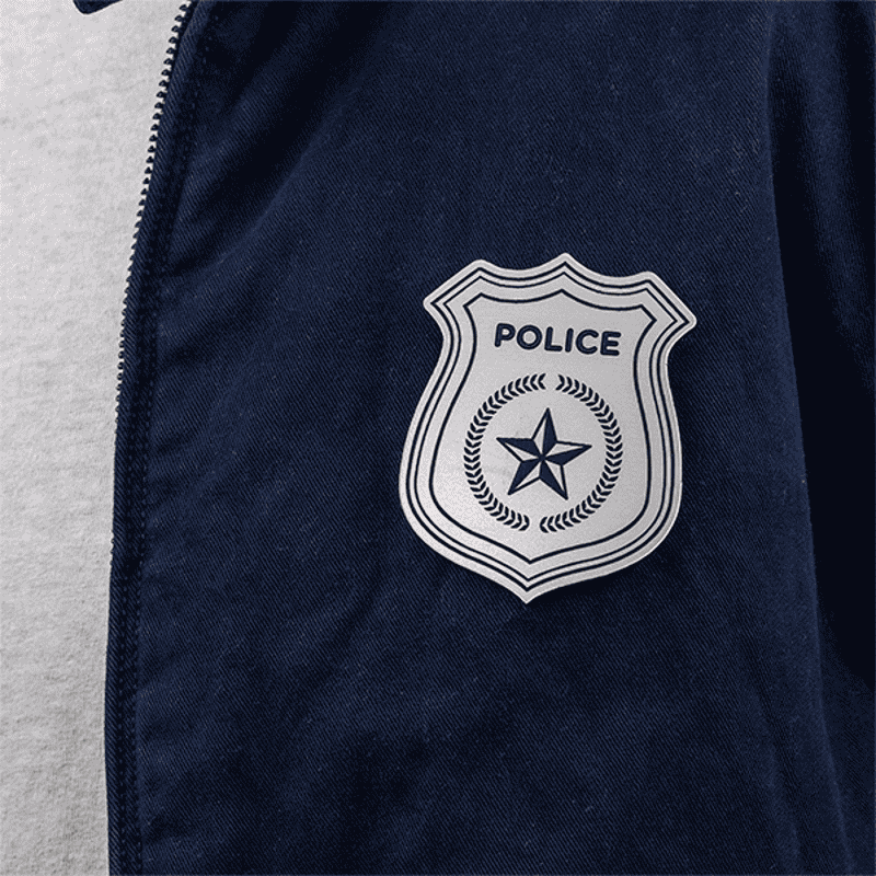Police Badge pinned