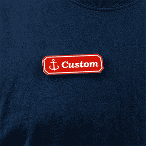 Scoops Parlor Name Tag pinned