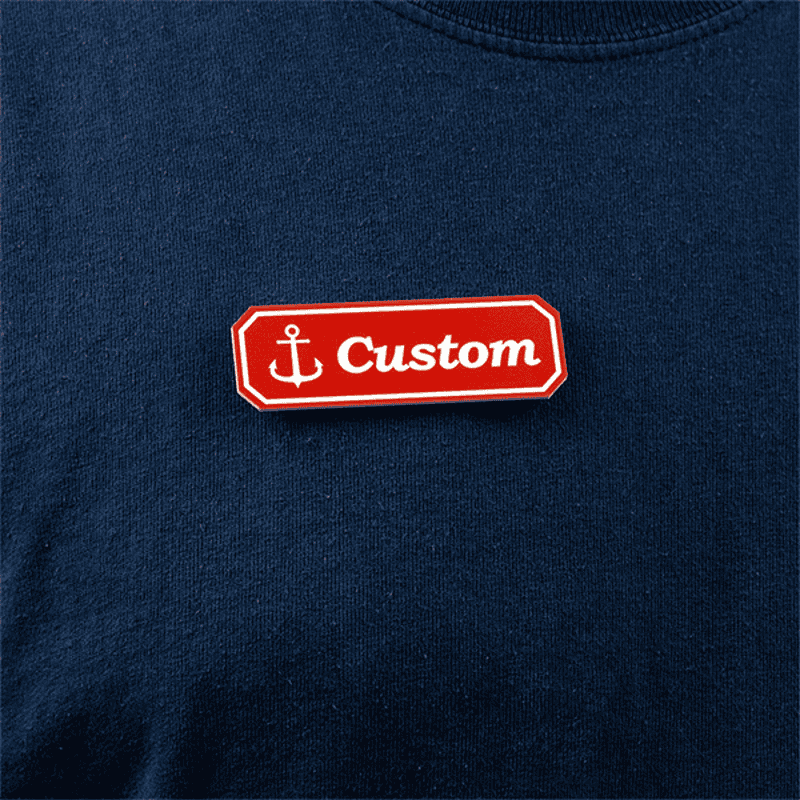 Scoops Parlor Name Tag pinned