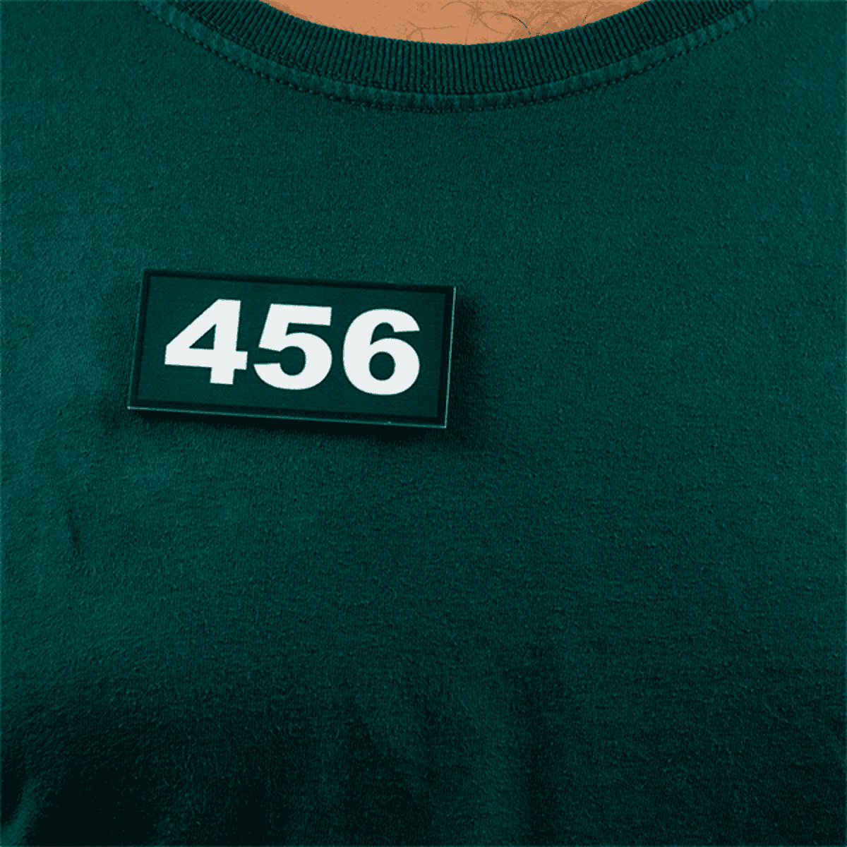 Survival Game Player 456 Name Tag pinned