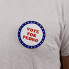 Vote For Pedro Name Tag pinned