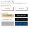 Plastic Color Options for engraved name tags
