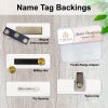 Name Tag Backing Infographic 