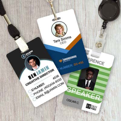 Custom Horizontal ID Card - alternate view