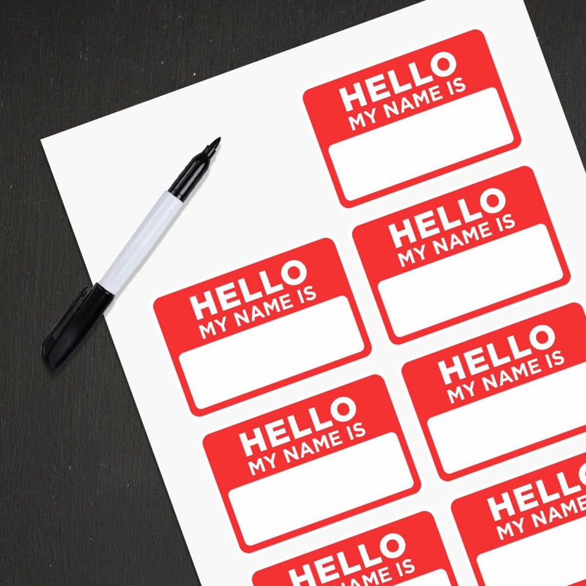 Sheet of 8 Stickers