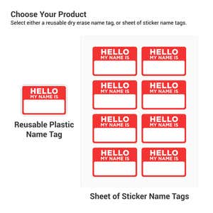 Hello my Name is Product Options