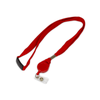 Red Lanyard with Badge Reel
