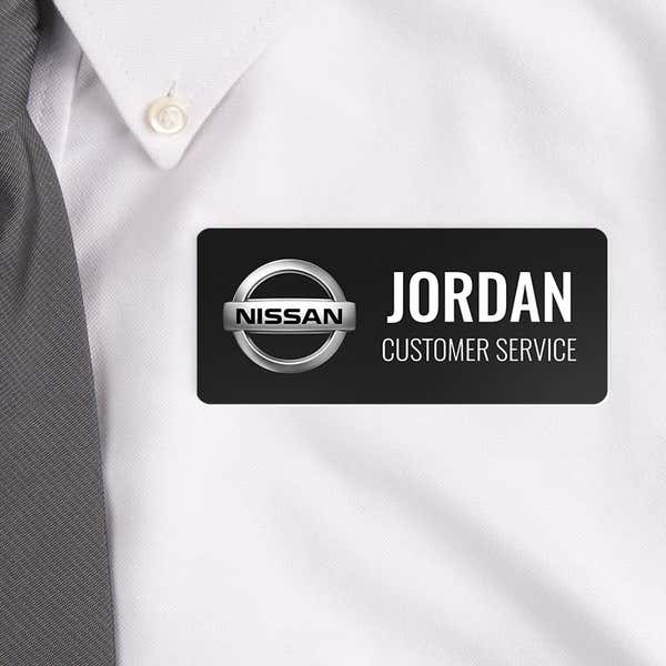 Car Dealership NameTag
