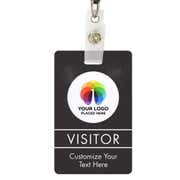 Reusable Visitor Pass with Custom Logo