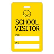 Reusable School Visitor Badge 