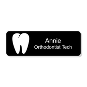 Tooth Dentist Name Tag