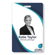 Layers Vertical Photo ID Badge