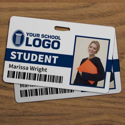 Custom Student Photo ID Badge - alternate view