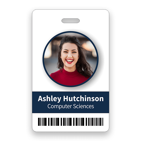 Custom Photo ID with Name & Logo