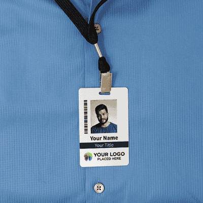 Custom Vertical ID Card, Single-Sided - alternate view