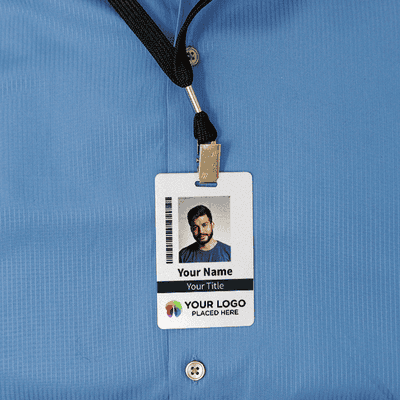 Custom Vertical ID Card, Single-Sided - alternate view