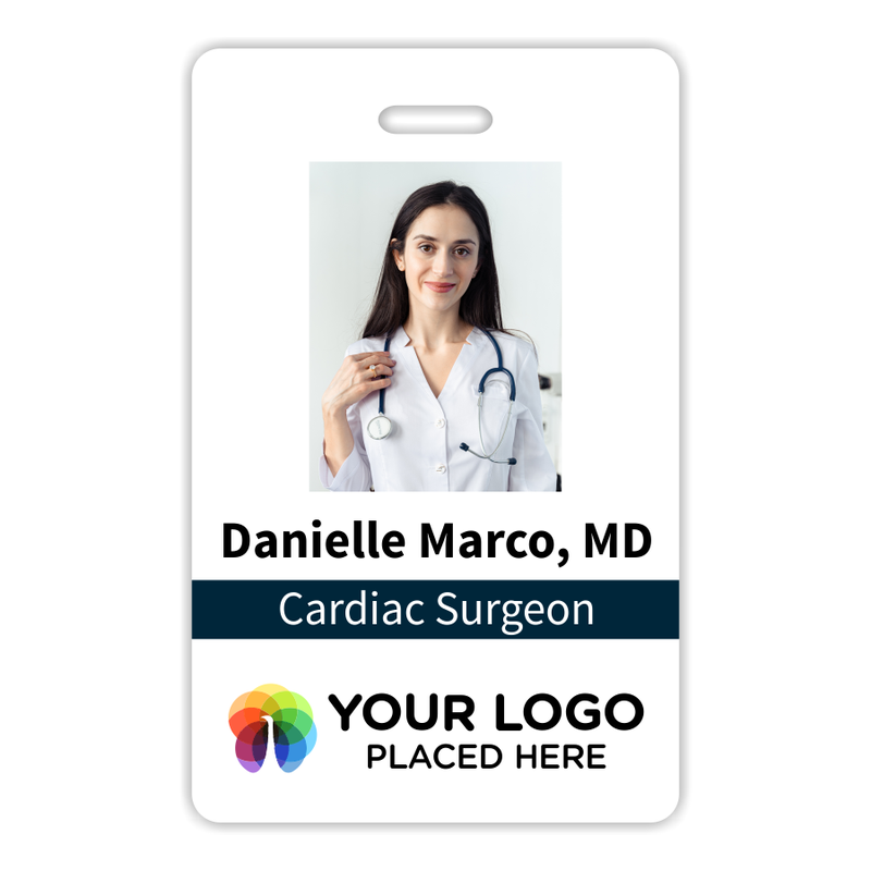 Custom Photo ID Badge with Logo