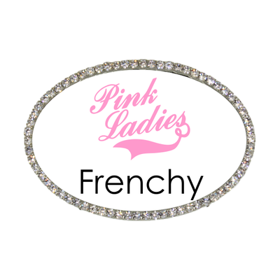 Pink Ladies Frenchy Costume Name Tag