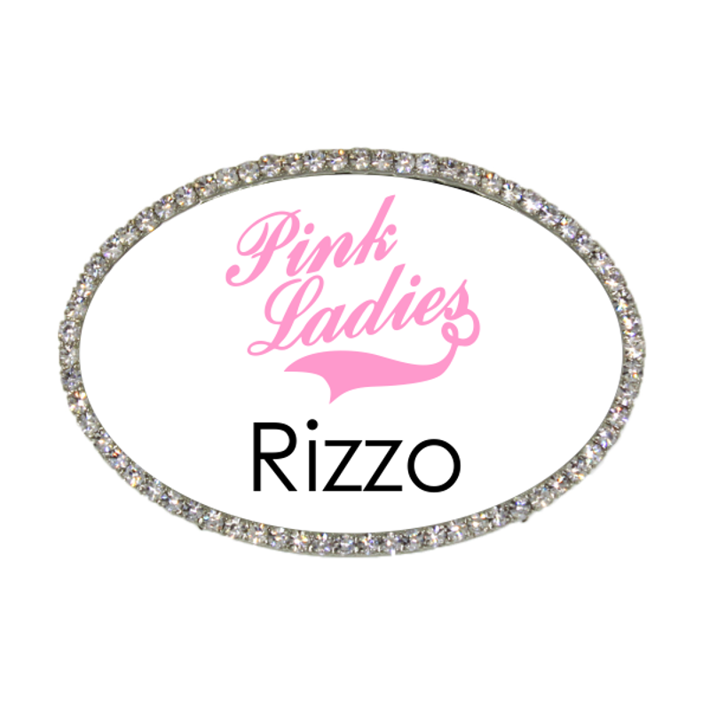 Pink Ladies Rizzo Costume Name Tag