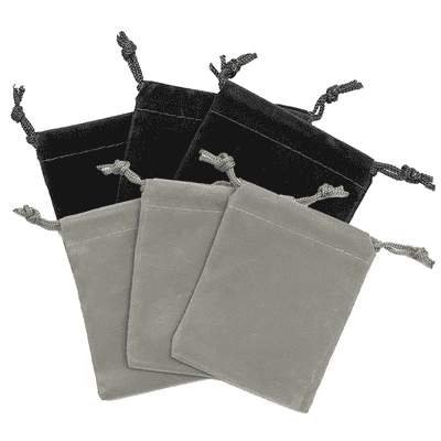 Black Velvet Pouch 3X4