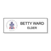 Presbyterian Full Color Rectangle Name Tag