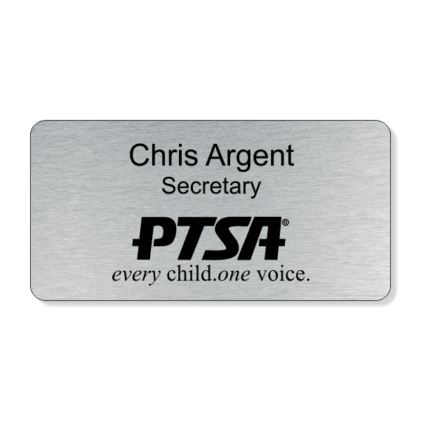PTSA Bottom Logo Engraved Name Tag