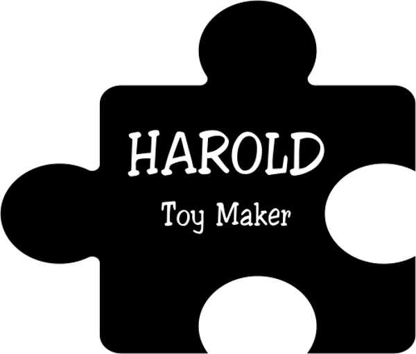 Puzzle Piece Name Tag