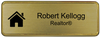 Real Estate Small Rectangular Name Badge w/ Premier Holder