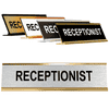 Receptionist Desk Plate | 2" x 8"