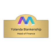 Dome Shaped Name Tag