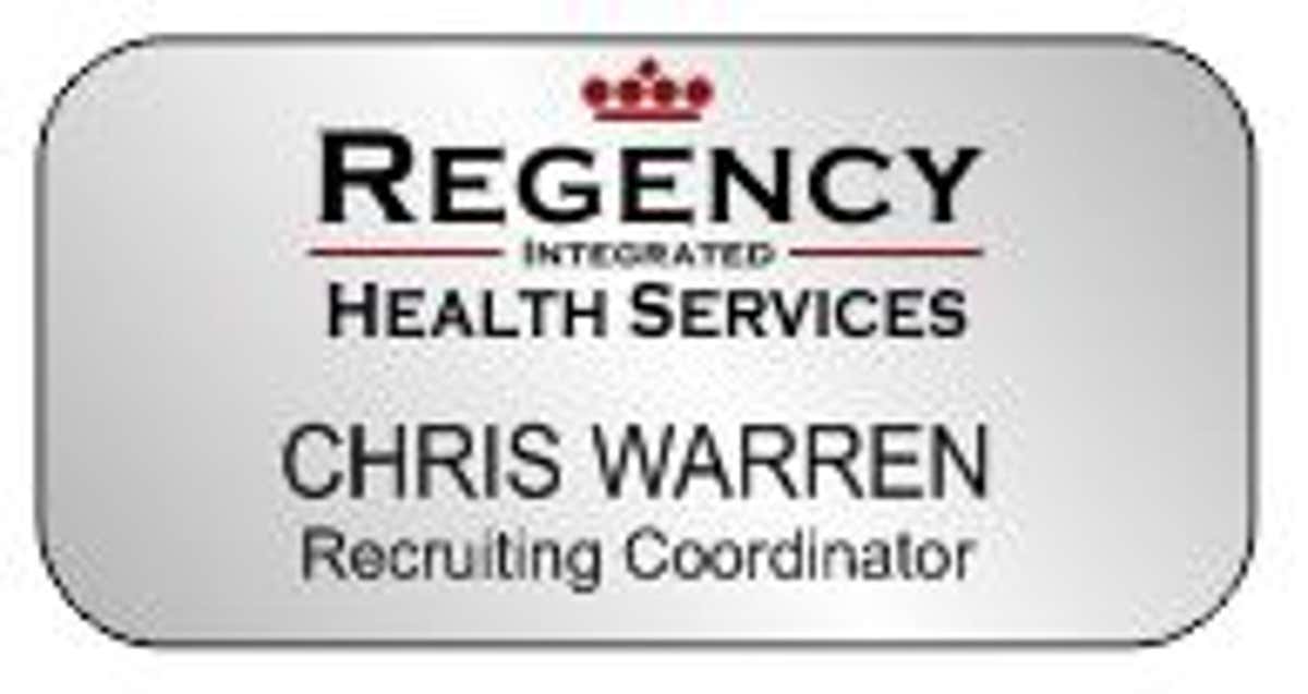 Regency Health Services Badge